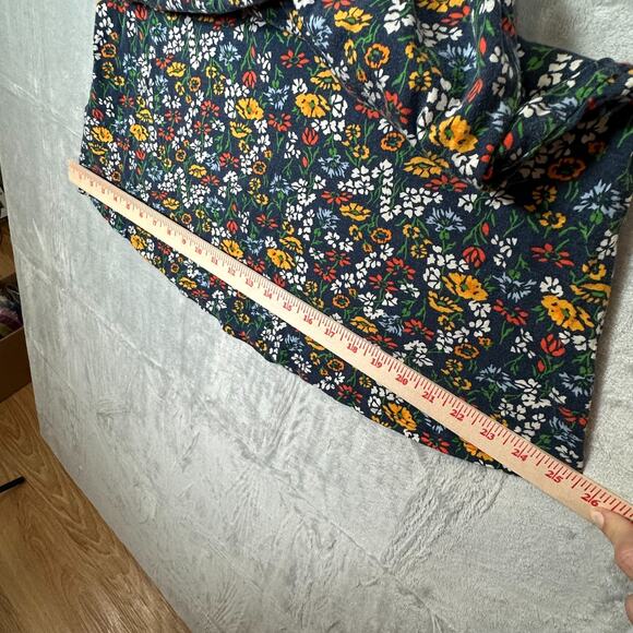 Toad And Co Rosemarie Dress Blue Floral Sz S Sustainable Responsible Organic - Picture 3 of 8